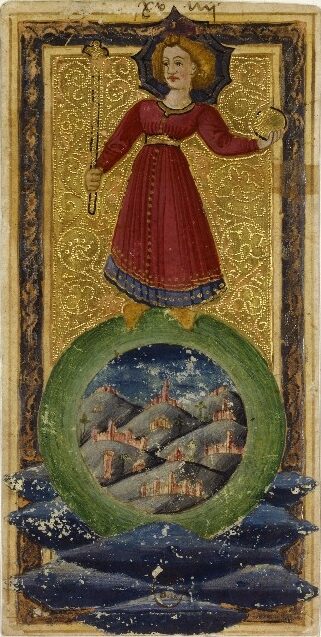 Le Monde, tarot dit de Charles VI, XVe siècle